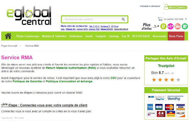 Opiniones Eglobalcentral